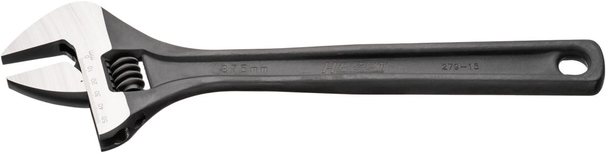 Hazet 279-15 Clé à fourche réglable, profil extérieur hexagonal, plage de serrage 51 mm