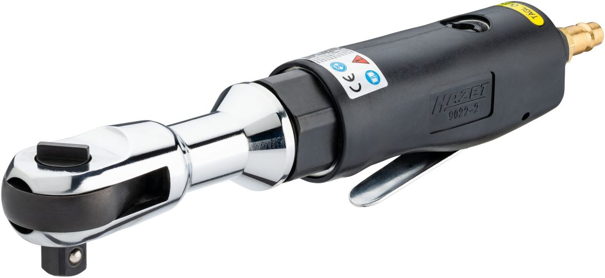 Hazet 9022-2 Tournevis à cliquet pneumatique, carré 1/2", massif, longueur 270 mm