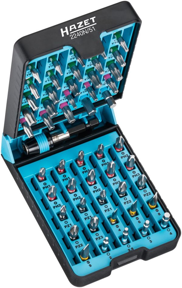 Hazet 2240N/51 Jeu d'embouts 1/4