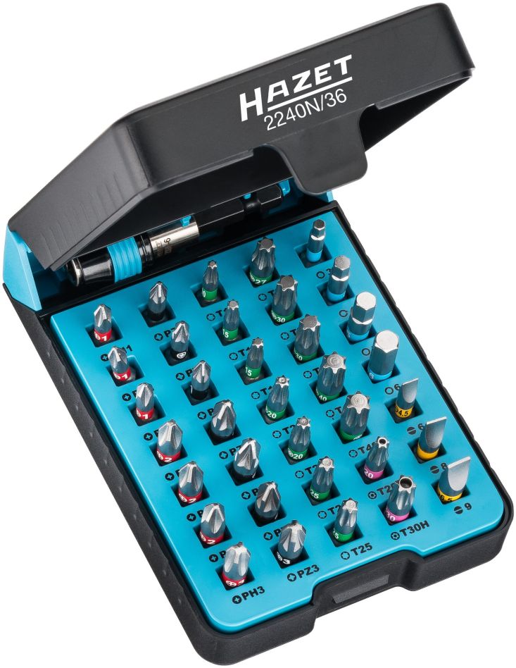 Hazet 2240N/36 Jeu d'embouts 1/4