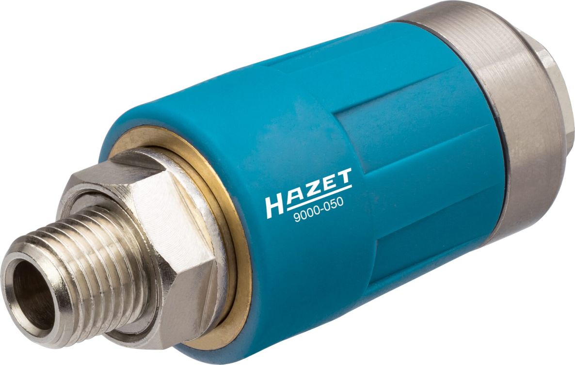 Hazet 9000-050 Raccord (de sécurité) pour air comprimé, filetage extérieur 12,91 mm / 1⁄4″