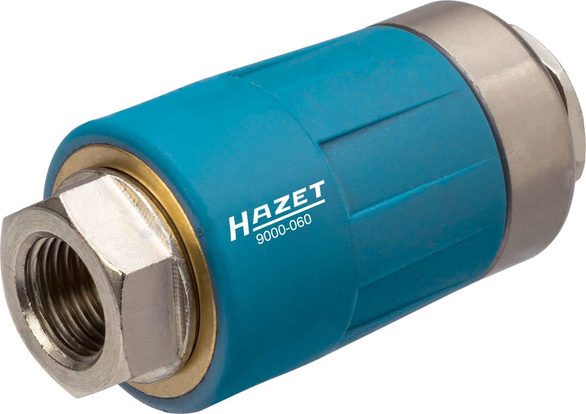 Hazet 9000-060 Raccord (de sécurité) pour air comprimé, filetage intérieur 12,91 mm / 1⁄4″