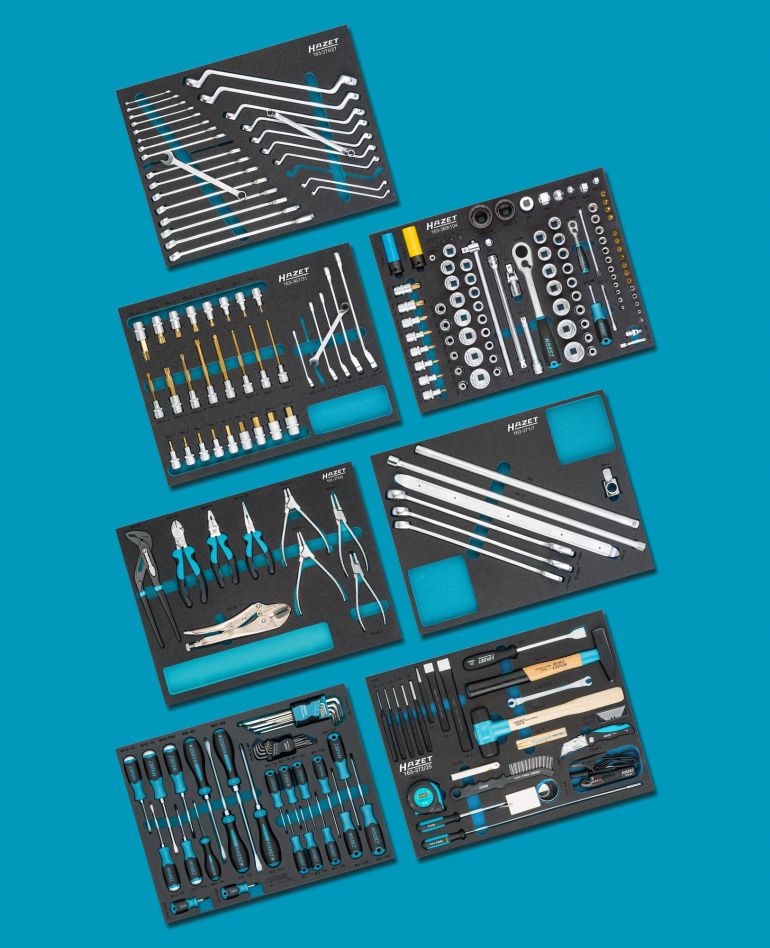 Hazet 0-2500-163/242 Assortiment de base pour VW et Audi, 242 pièces