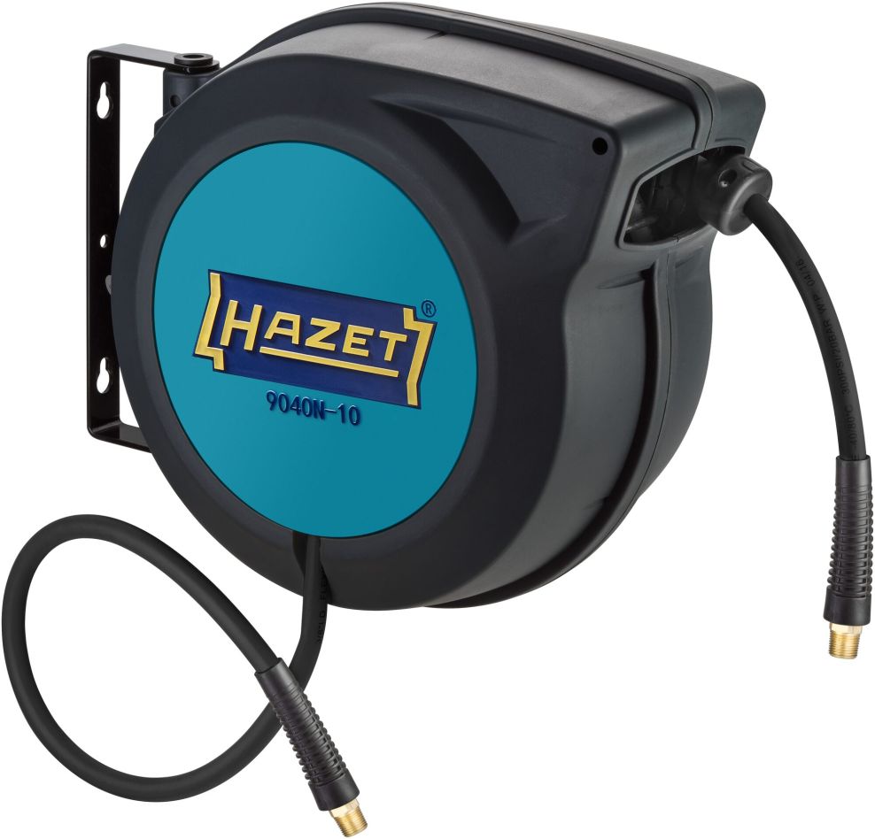Hazet 9040N-10 Enrouleur de tuyau 15 m, diamètre intérieur 10 mm, 15 m