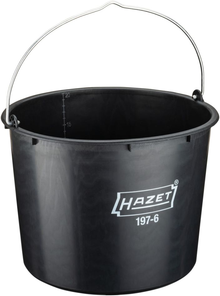 Hazet 197-6 Seau de chantier 20 l