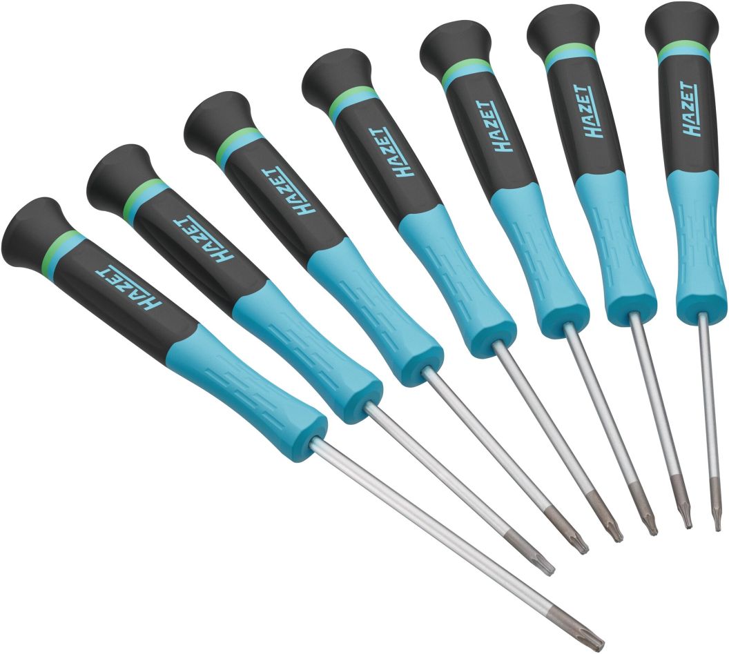 Hazet 811EL-T/7 Jeu de 7 tournevis électroniques à empreinte TORX® interne
