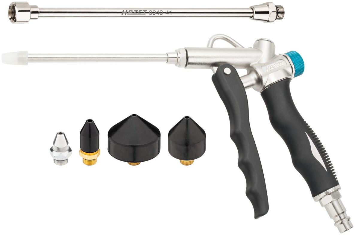 Hazet 9040-4/6 Kit de buses coniques pour pistolet de soufflage à 2 voies, 6 pièces
