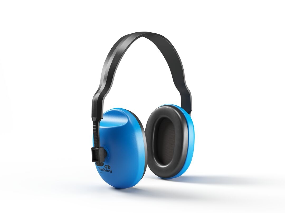 Hellberg 11001-114 Bandeau de protection auditive Junior SNR 24dB Bleu