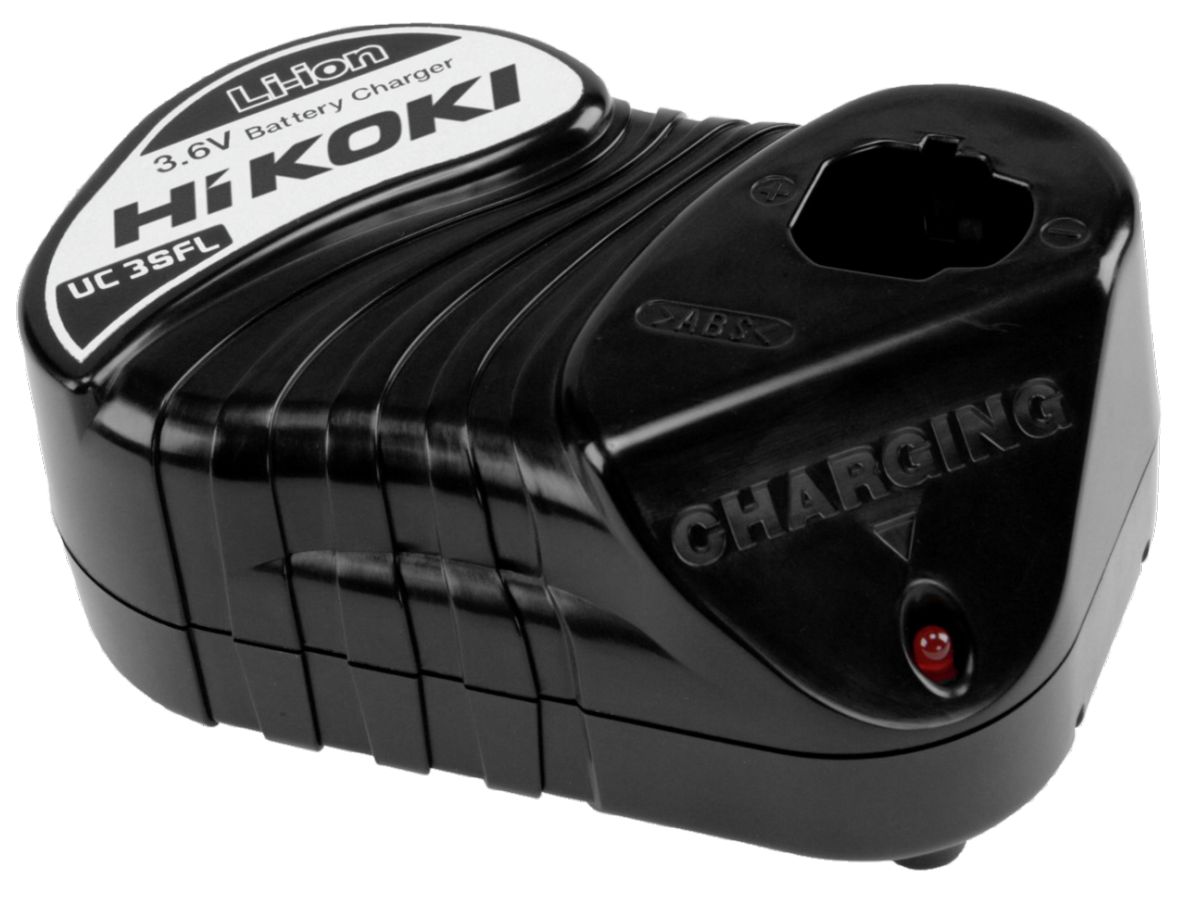 HIKOKI Accessoires UC3SFLW0Z Chargeur de batterie unique Indicateur LED pour les batteries 3,6V (plug-in)