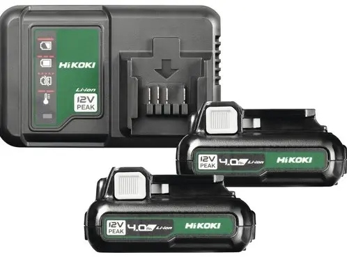 HIKOKI Accessoires UC12SLWFZ Batterie 2x 12V 4.0Ah en BOÎTE