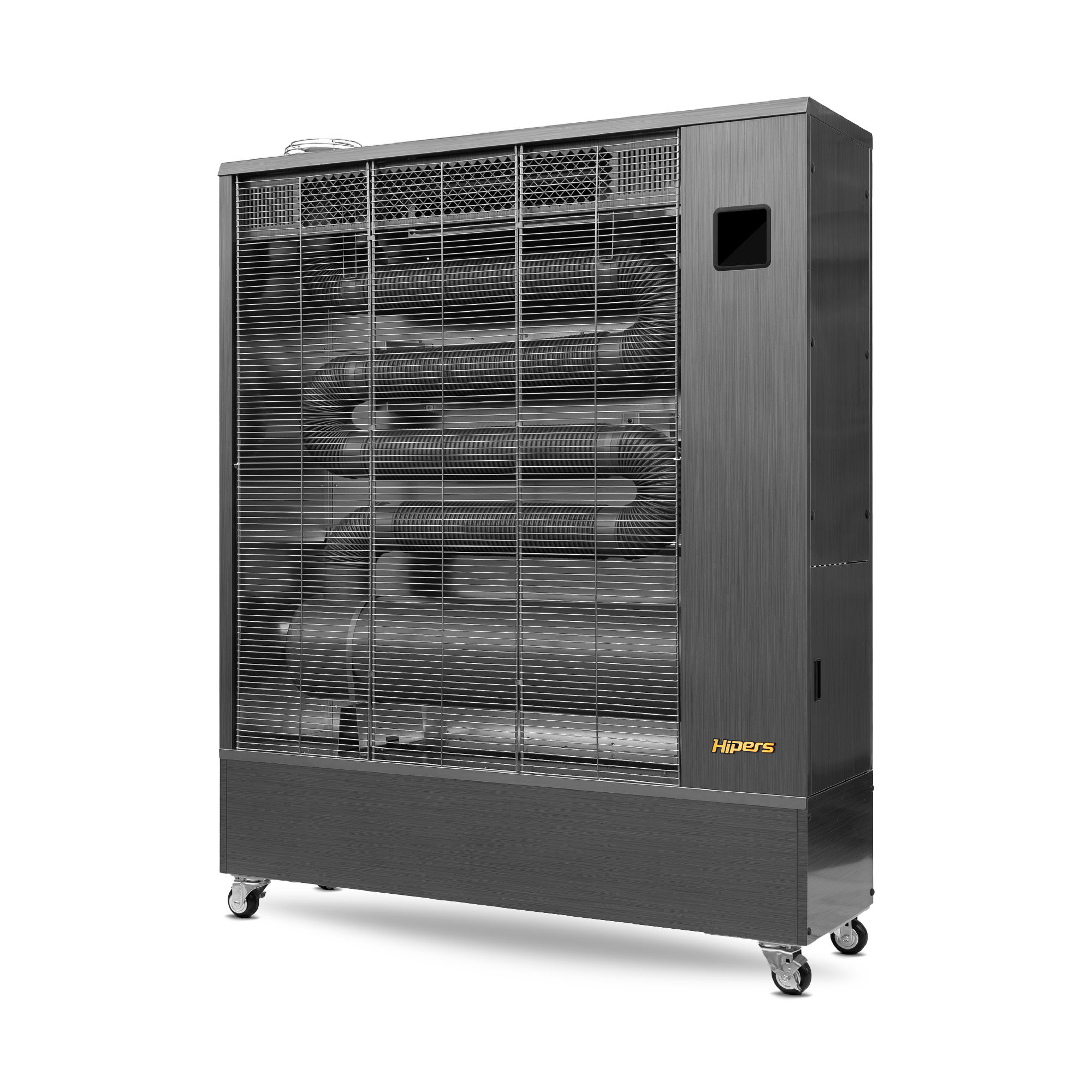 Hipers 722316862 WDP140IS Radiateur diesel à infrarouge Pro 40,7 kW motif en acier inoxydable 3500-6000 m³