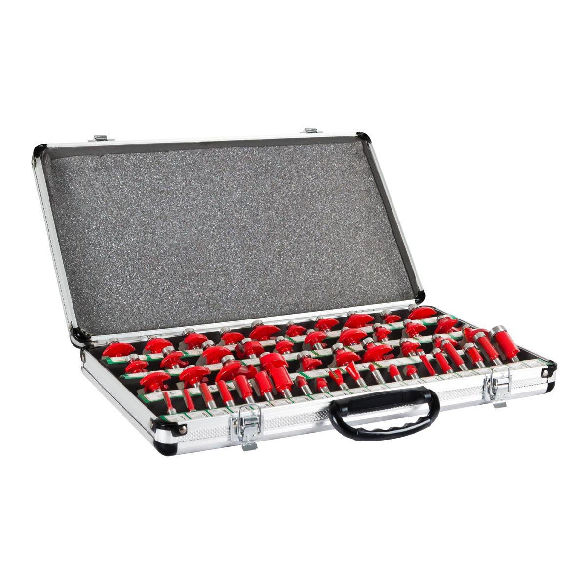 Holzmann OFS50 Coffret de routeurs en aluminium 50 pièces