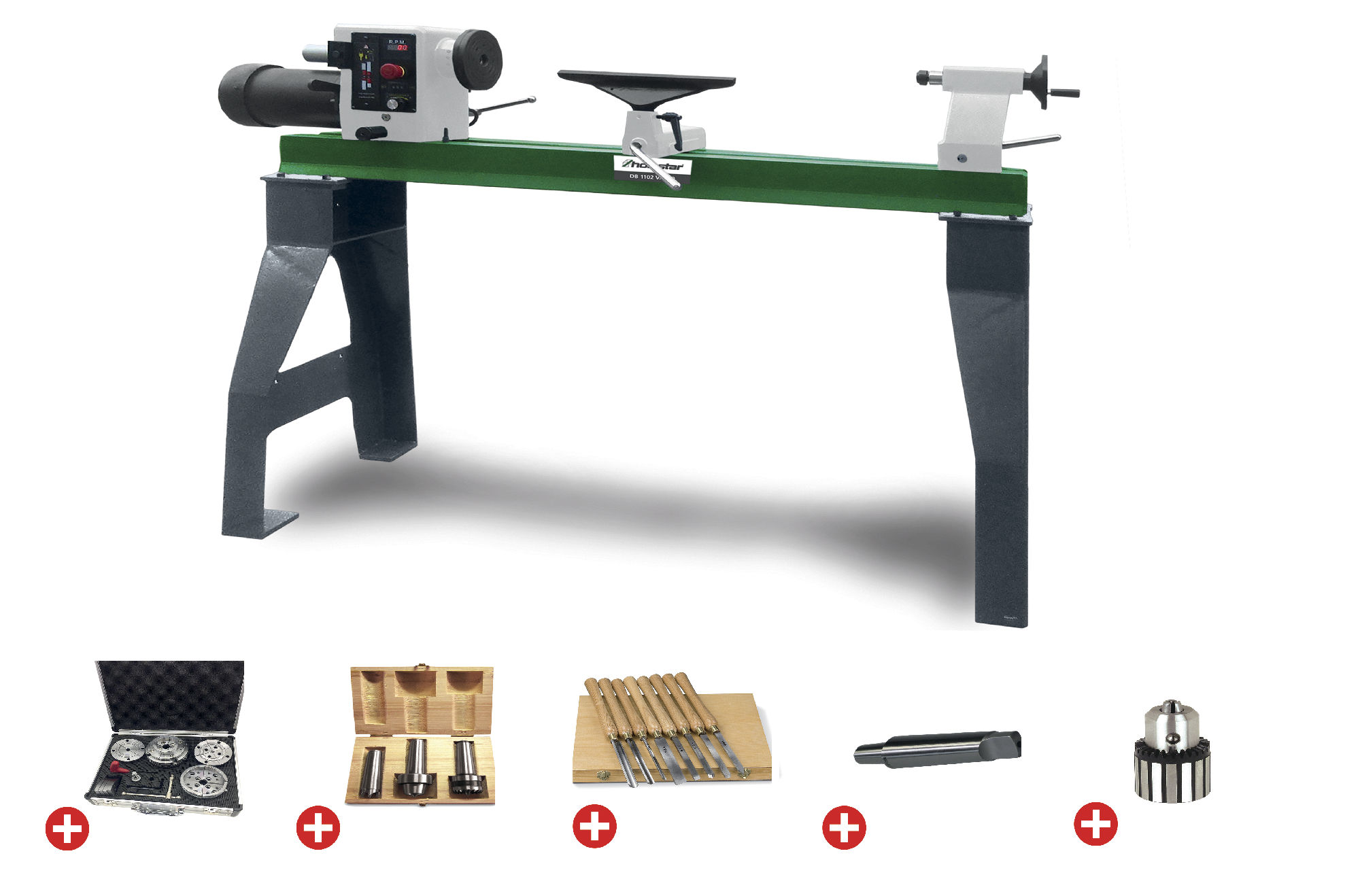 Holzstar 795921102 DB1102VARIO PACK Tour à bois 1067 mm
