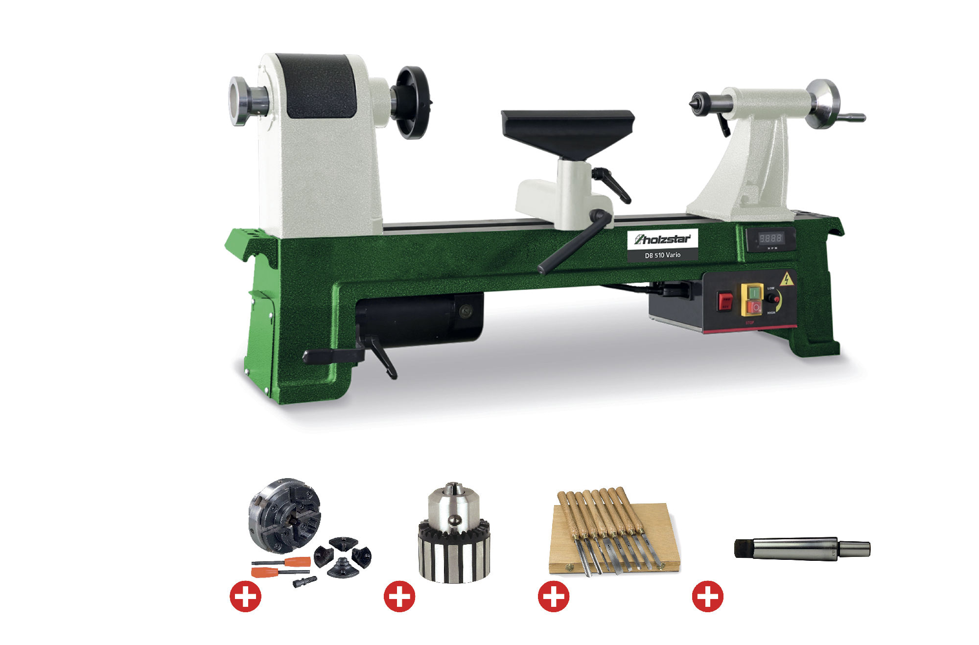 Holzstar 795920510 DB510 VARIO PACK Tour à bois 510 mm