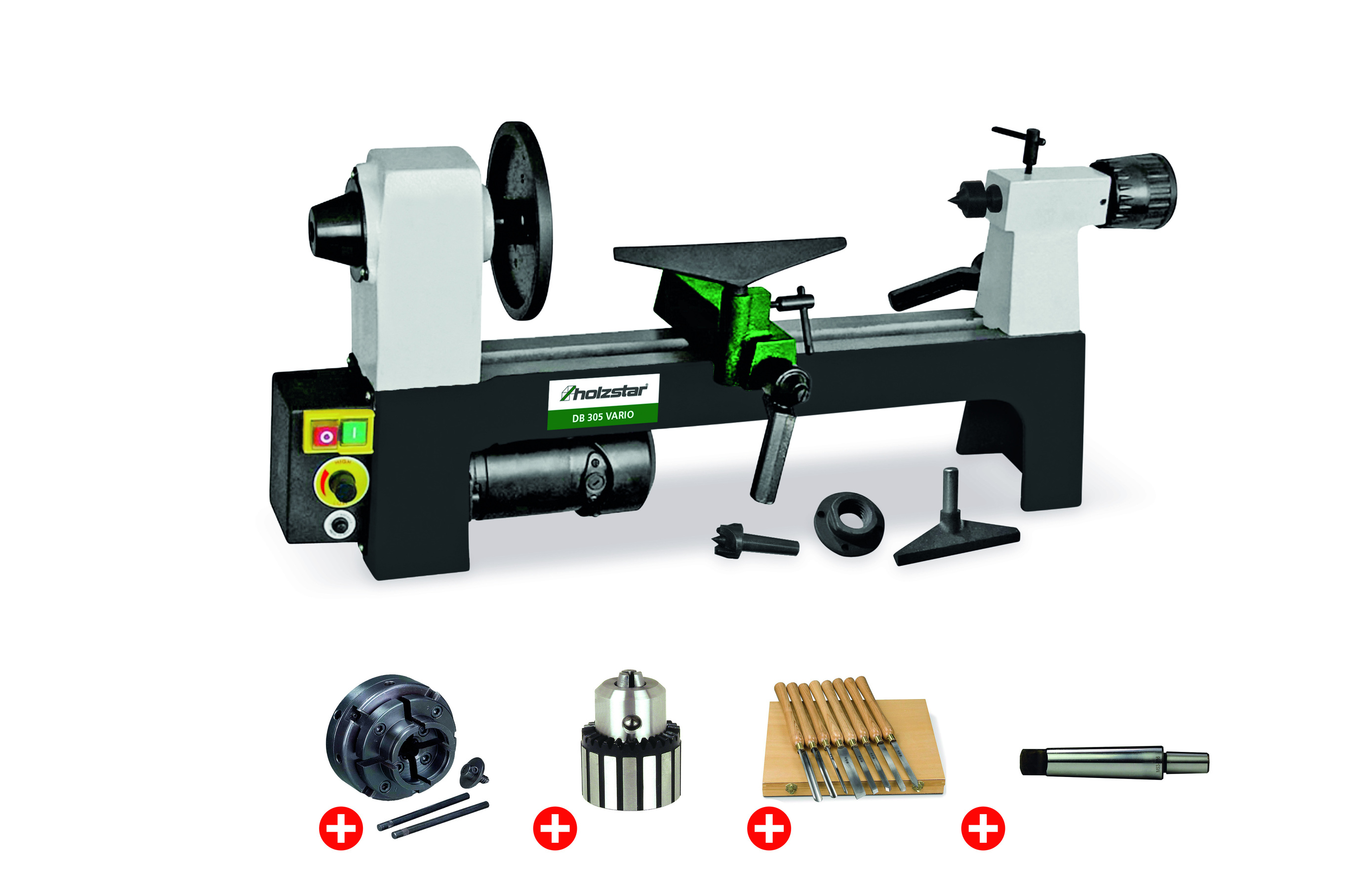 Holzstar 795920305 DB305 VARIO PACK Tour à bois 305 mm