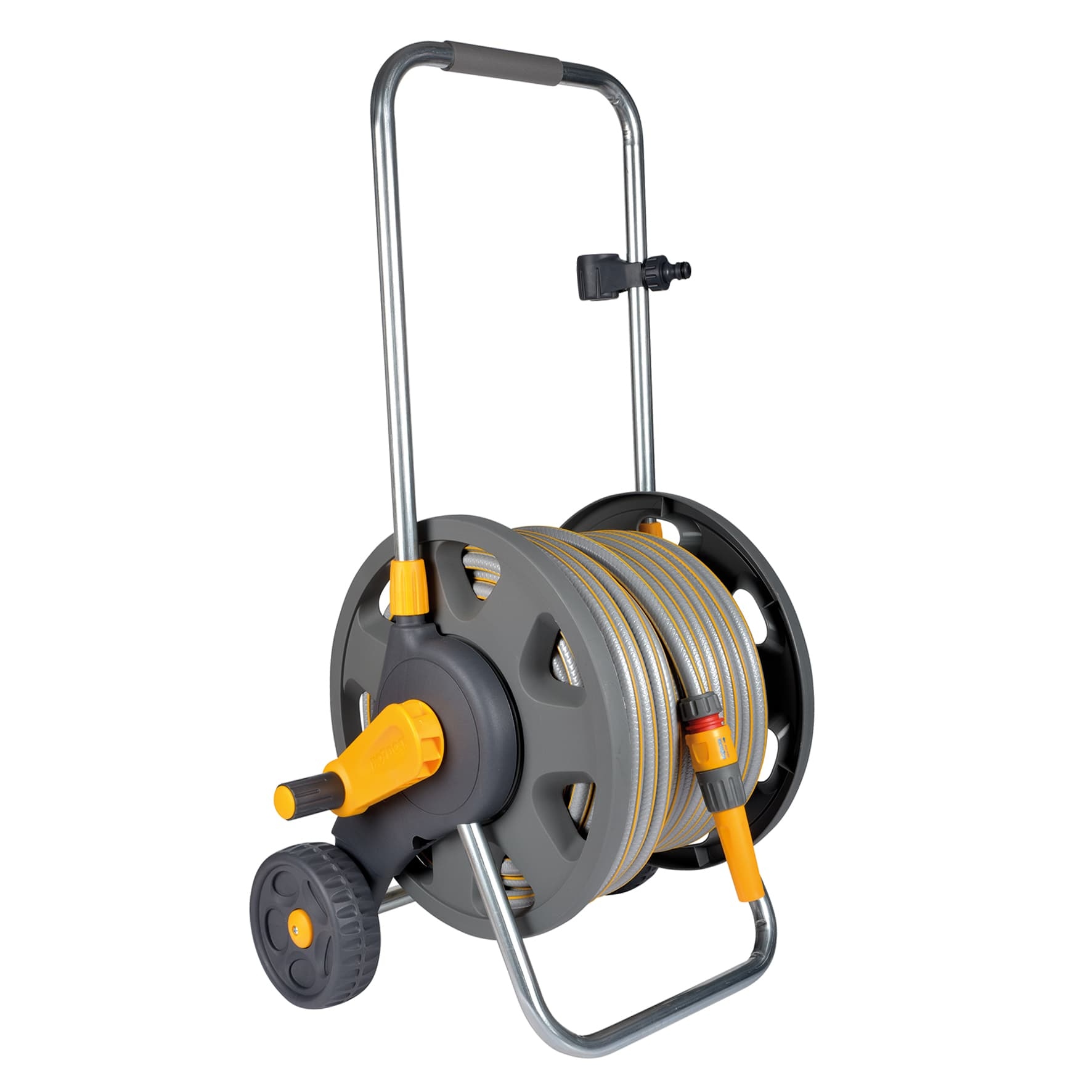 Hozelock 2435R0000 Chariot à tuyaux + 50 m de tuyau     