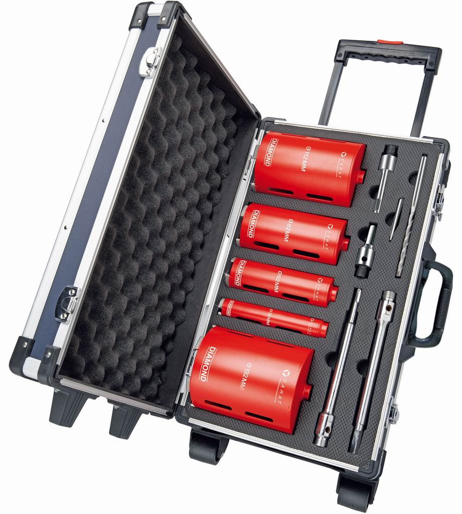 Carat HTESET0000 Jeu de forets secs diamantés