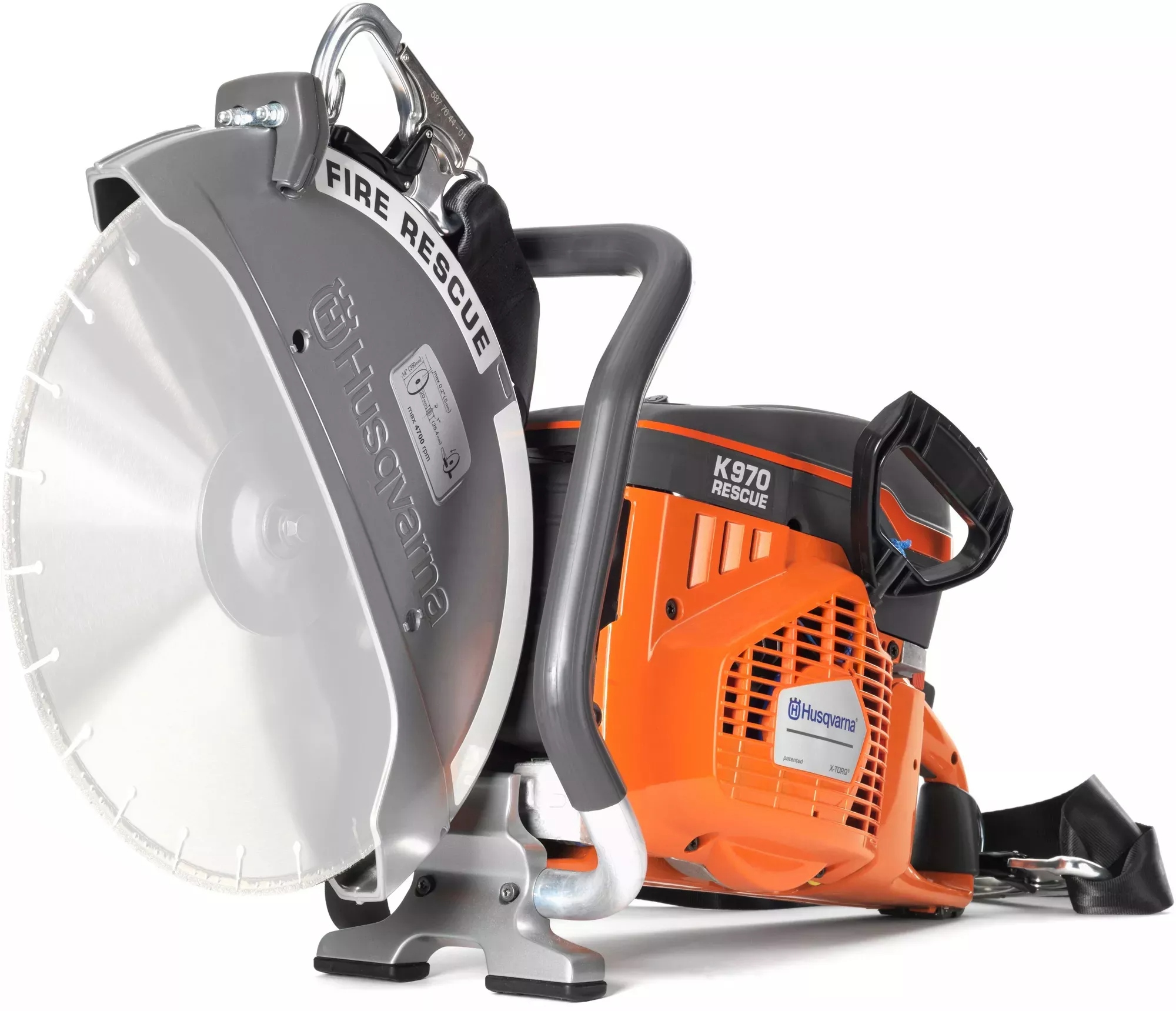 Husqvarna 967635601 K970 Coupe-moteur de sauvetage 350 mm + lame de scie FR-3
