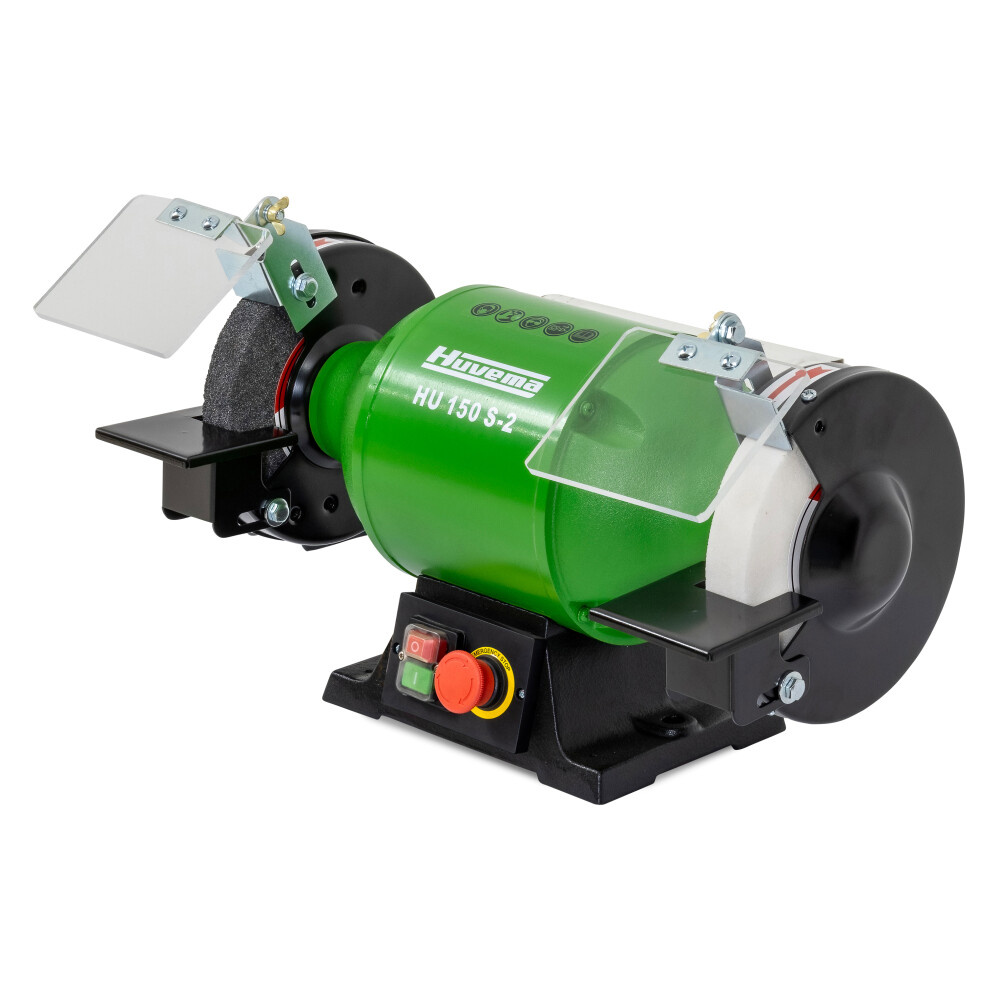 Huvema 14205 Meuleuse d'établi double 150mm HU 150 S-2 Topline