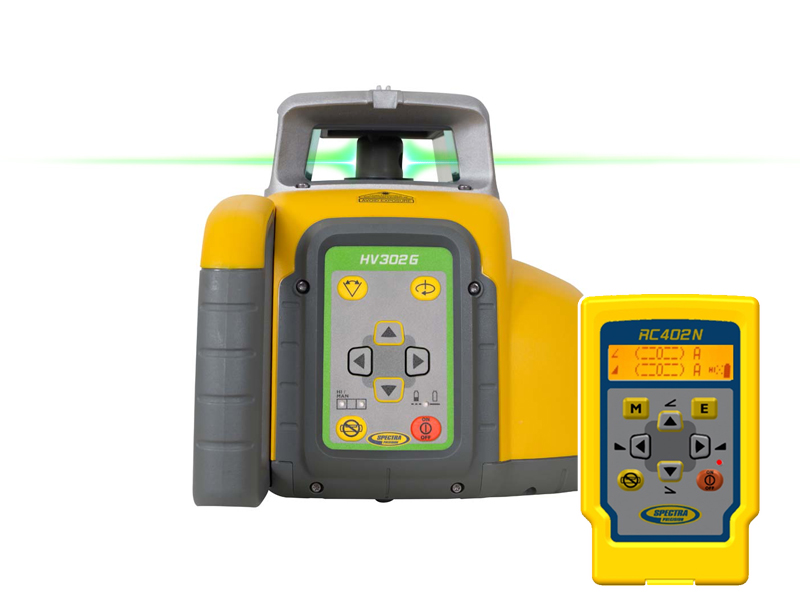 Spectra Physics 601350 HV302G Laser à faisceau rotatif vert (rechargeable) + récepteur HR150U