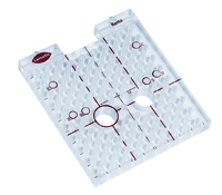 Lamello 6160000 Plaque avec trous de positionnement pour gabarit de perçage RASTO