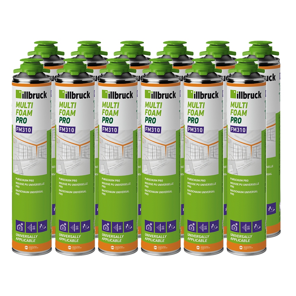 illbruck FM310328985 FM310 Pur mousse 12 x 750ml