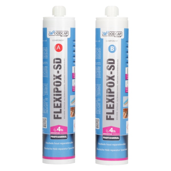 Köhler Woodcap 6103000 Flexipox SD A + B Tube 2 x 310 ml