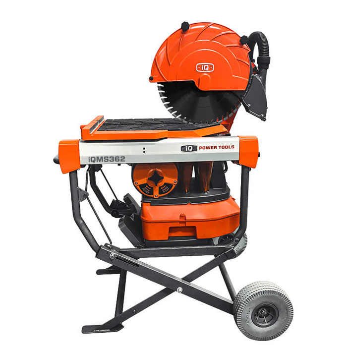 iQ Power Tools IQMS362I Machine à scier la pierre sans poussière Profondeur de coupe 140 mm