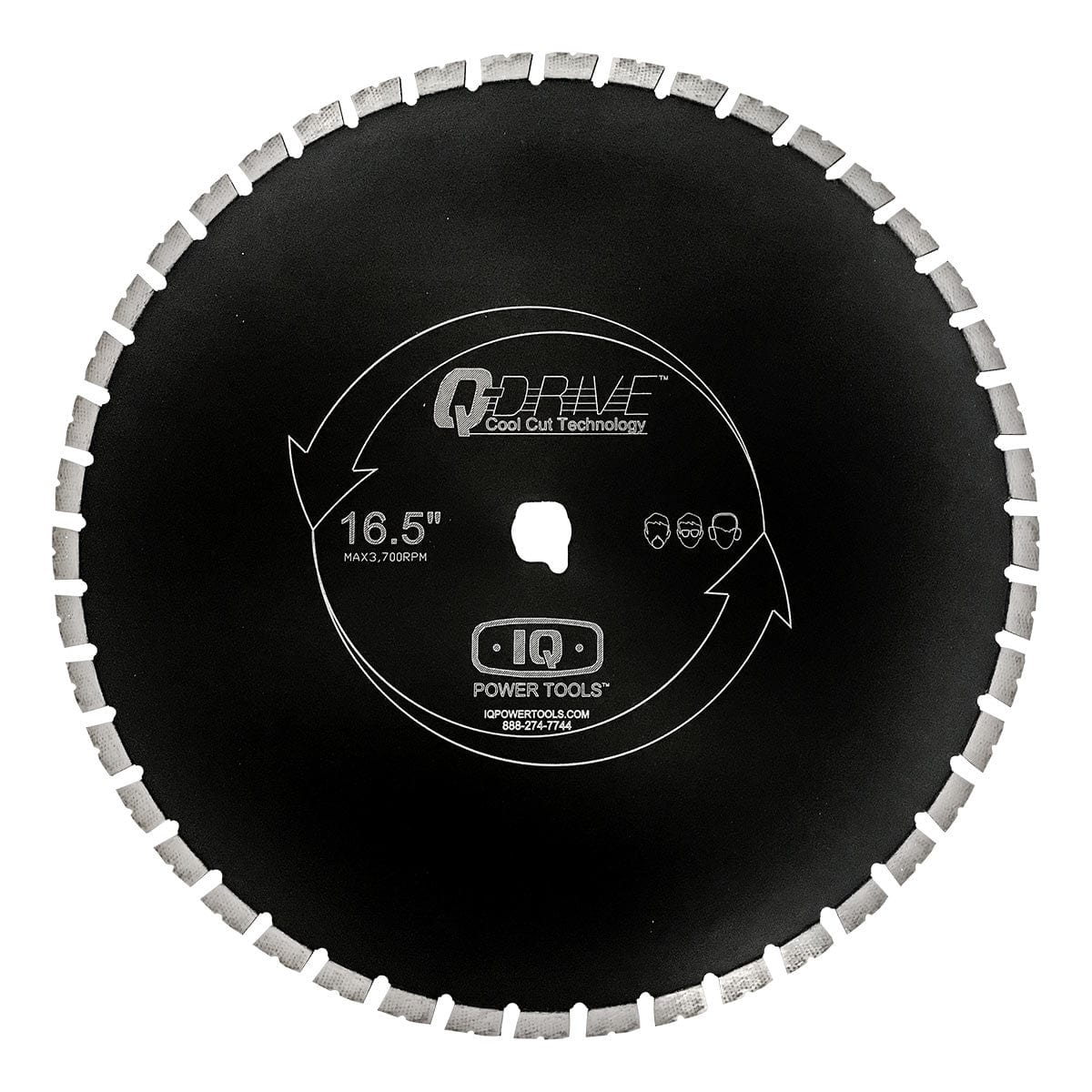 iQ Power Tools MASQX420-3-QD-KP Q-Drive Lame de scie diamantée 420mm Combinaison