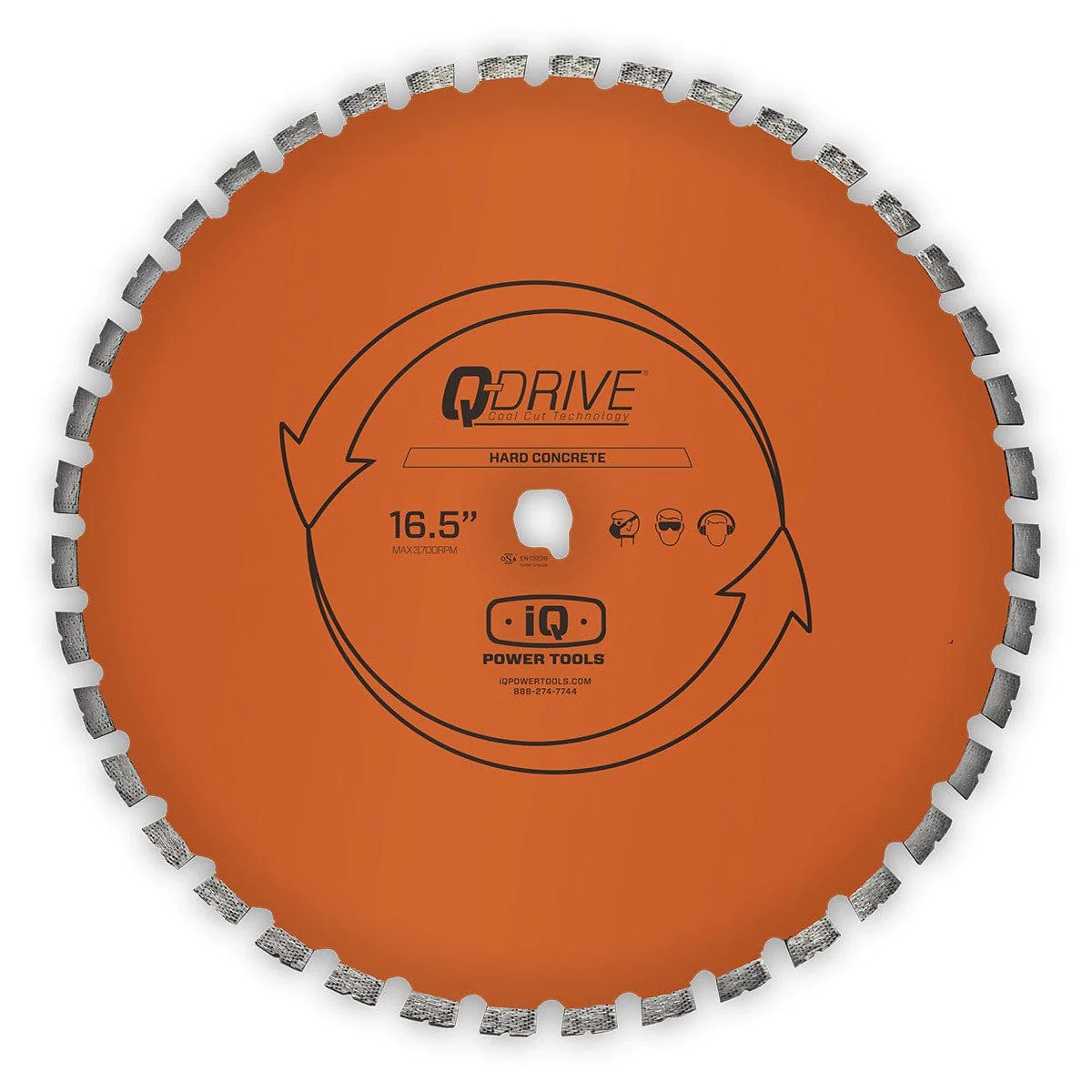 iQ Power Tools MASQX420-3-QD-HM2 Q-Drive Lame de scie diamantée 420mm Universelle
