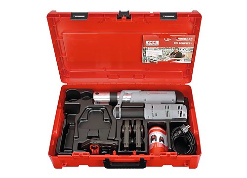 Rothenberger 15750 ROMAX® AC ECO Set M - set de base I avec mâchoires de pressage type M (Mapress, et al.) 15 - 22 - 28 mm