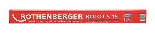 Rothenberger Accessoires 40015 ROLOT S 15 soudure dure CuP 284 selon ISO 17672, 500 mm, 1 kg, carré