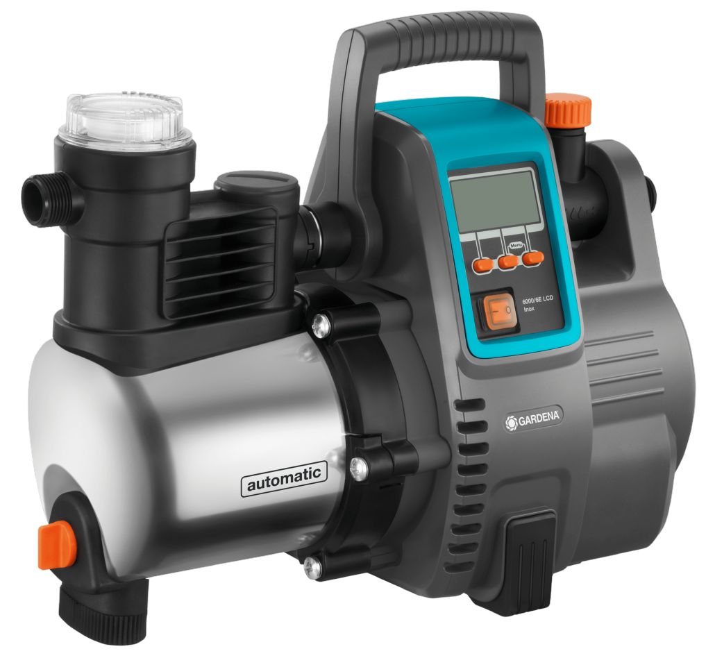 Gardena 01760-20 Pompe hydraulique 6000/6E LCD Inox