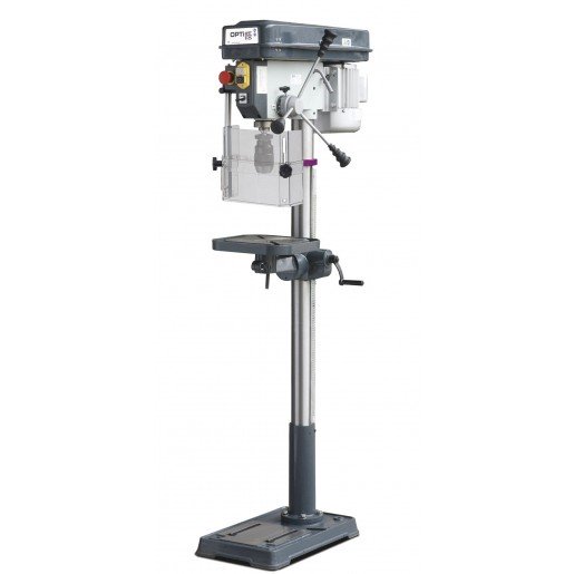 Optimum 713008253 B25 400V Perceuse à colonne ø 20 mm OptiDrill