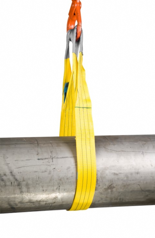 Rema 1211107 Sangle de levage en polyester S1-PE-8M avec boucles renforcées 8,0 mtr 3000 kg