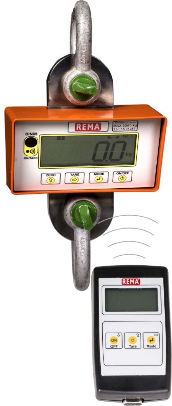 Rema 1513009 DSD05TX/RX-10.0T Dynamomètre avec lecture à distance 10000 kg modèle 05
