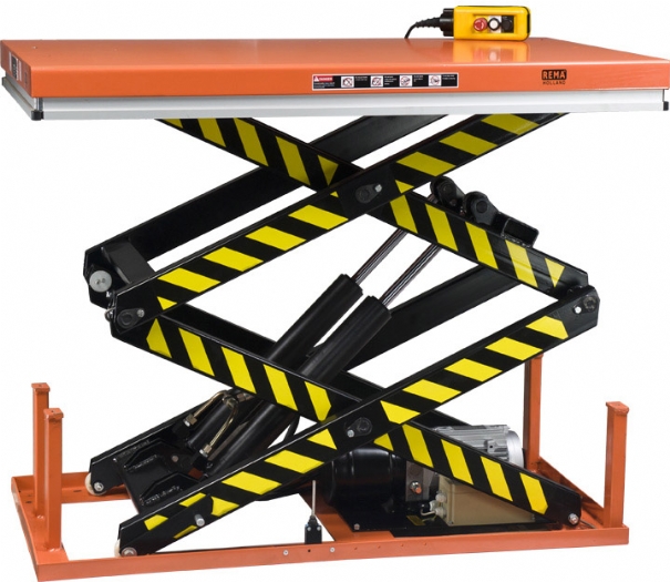 Rema 3459035 Table élévatrice stationnaire HSD-4.0 à double charge 4000 kg