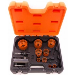 Bahco 3834-SET-86-SP P Jeu de scies cloches 19/22/25/35/44/51/60/64/76 mm