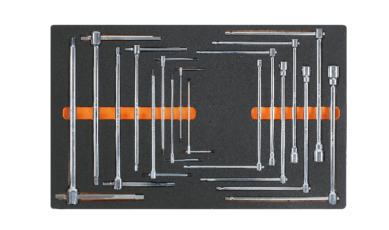 Beta 024500065 M65 Inserts flexibles préformés avec assortiment d''outils