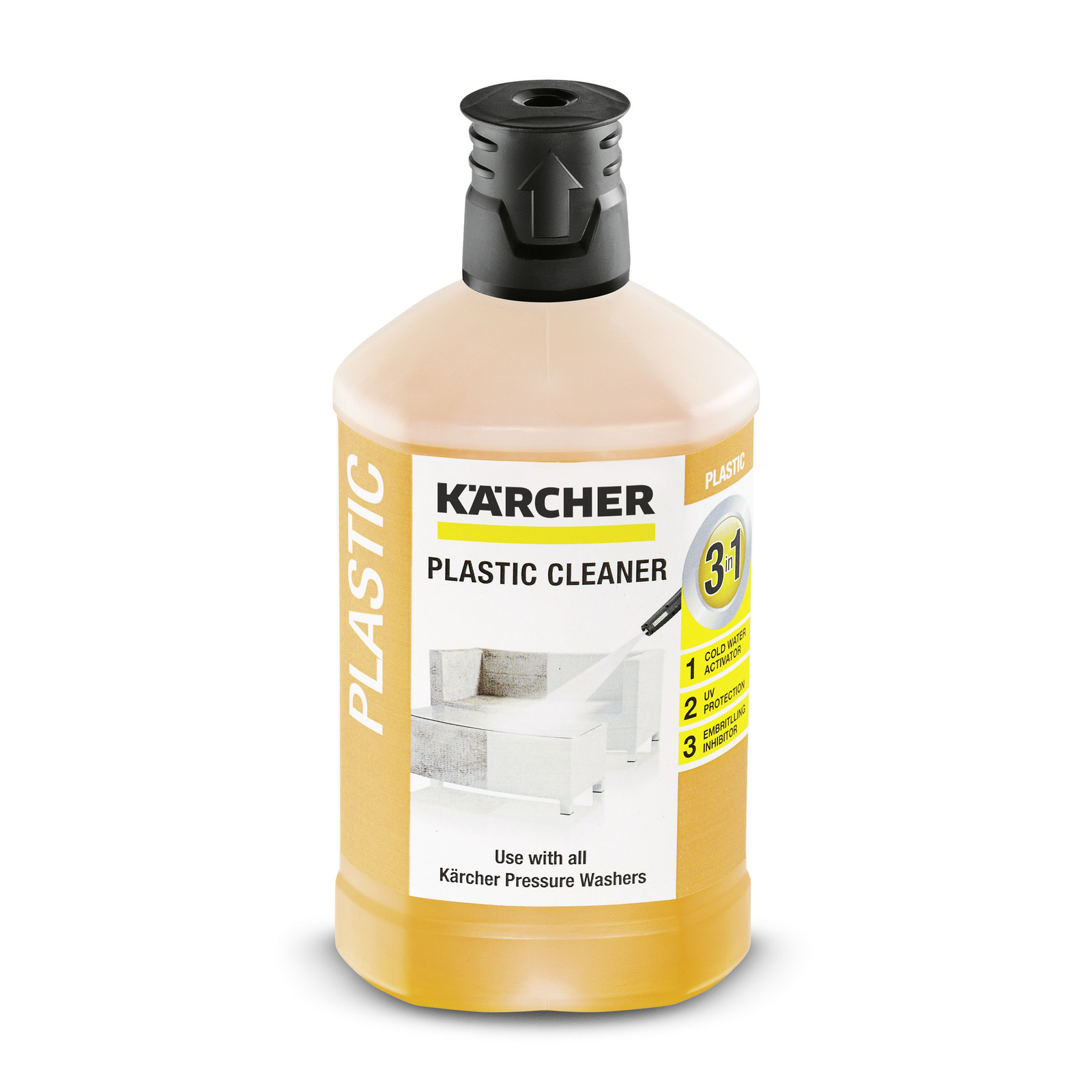 Kärcher 6.295-758.0 Nettoyant plastique 3 en 1 1L