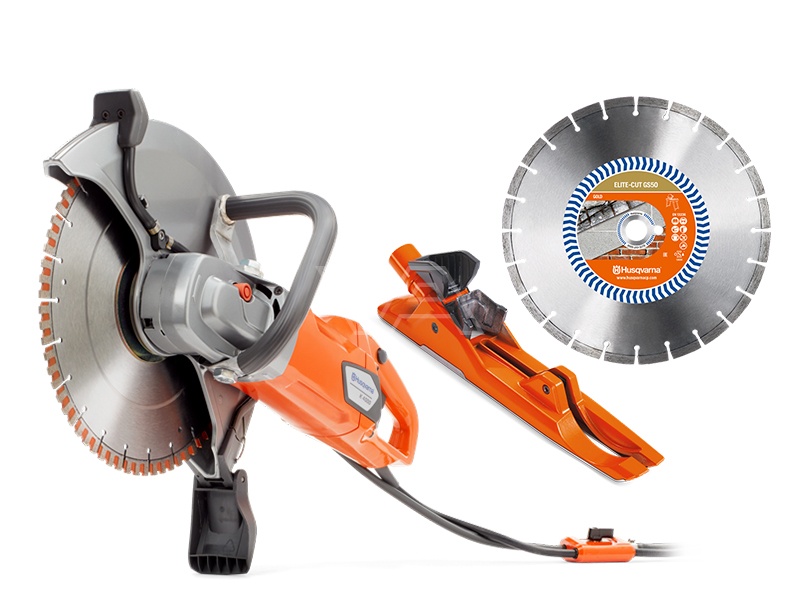 Husqvarna 9670798-01-GS50-VAC Découpeuse électrique K4000 Wet Silent