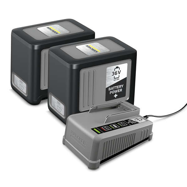 Kärcher Professional 2.445-071.0 Kit de démarrage pour batterie 2x 36 V 6,0 Ah Li-ion