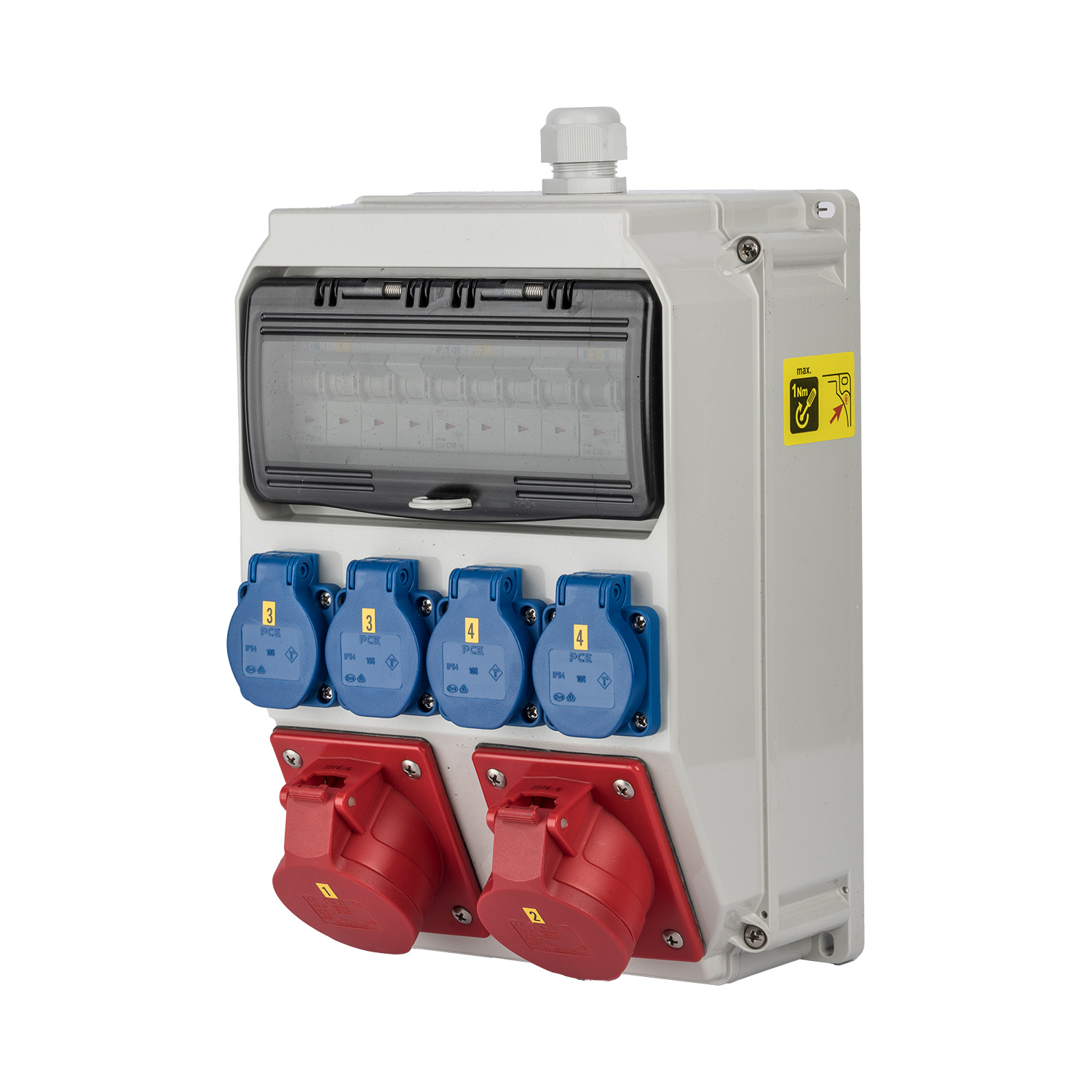 Keraf 118348 Armoire murale en plastique Anif7 2x16/5/400 4xSchuKo