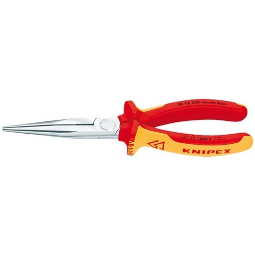 Knipex 26 16 200 2616200 Pince téléphonique droite + coupe latérale VDE 200 mm