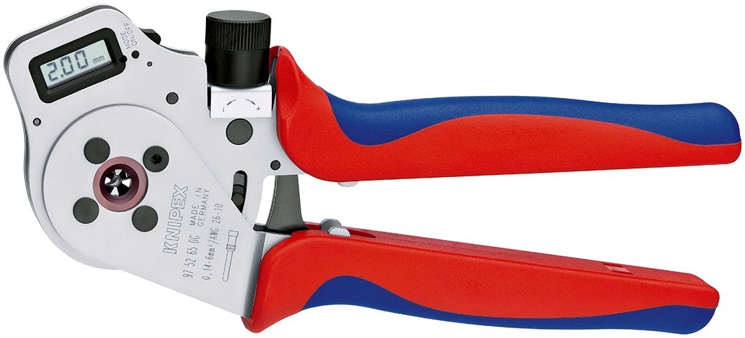 Knipex 97 53 08 Pince à sertir pour les embouts, autoréglable
