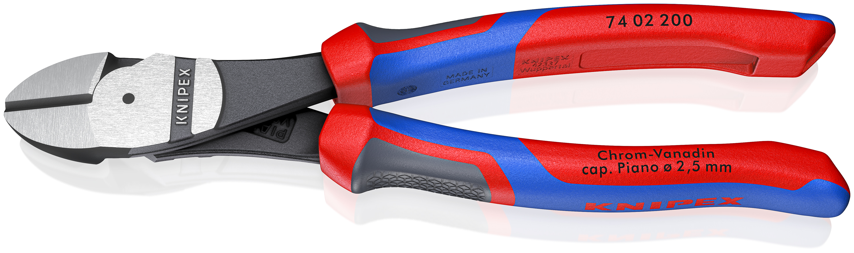 Knipex 74 02 200 Coupe diagonale haute performance, confort 200 mm