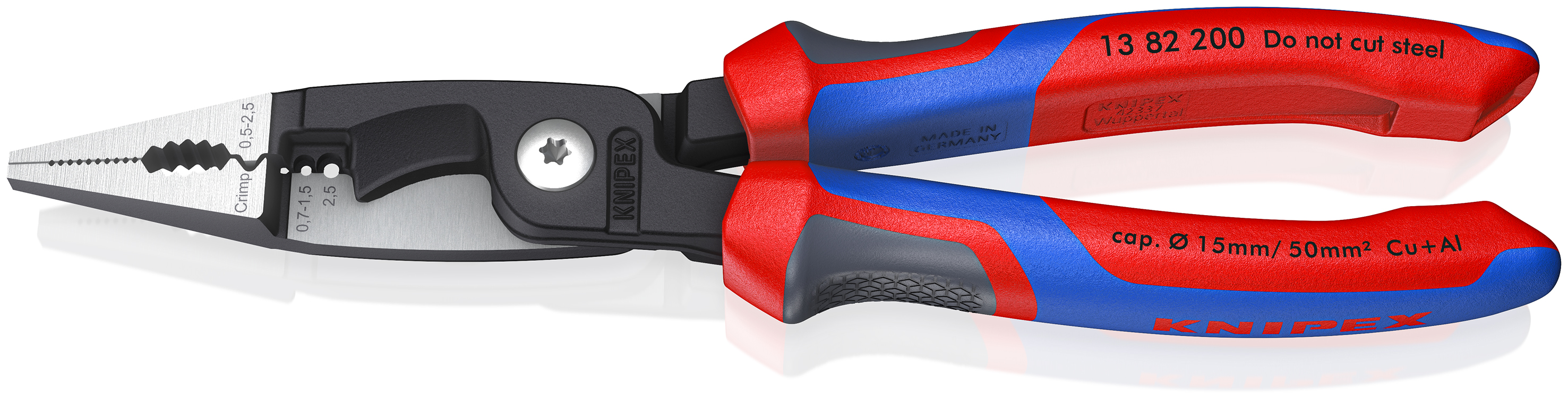 Knipex 13 82 200 Pince d''installation électrique 200 mm