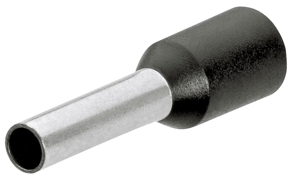 Knipex 97 99 353 Embouts pour conducteurs avec collier en plastique 200 pcs câble 1.5 mm2 (Noir)
