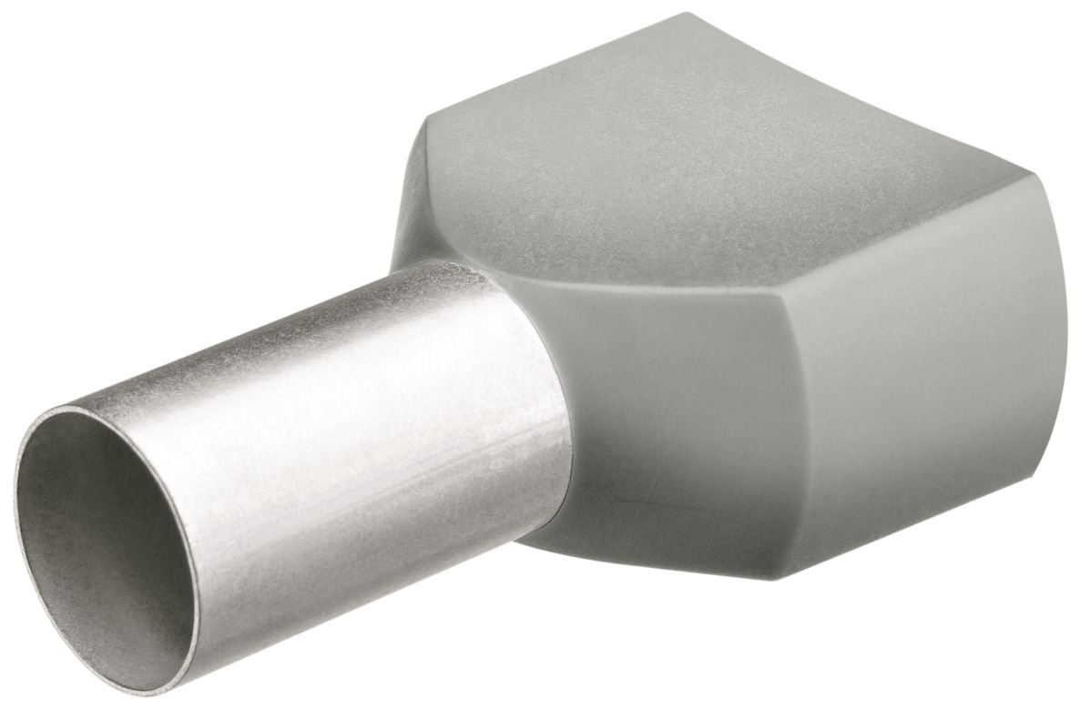 Knipex 97 99 371 Embouts doubles 200 pièces AWG 218 (Gris)