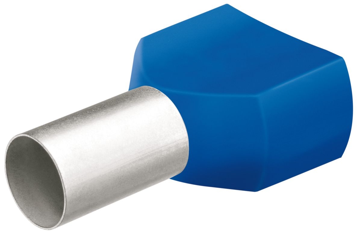 Knipex 97 99 374 Embouts doubles 100 pièces AWG214 (Bleu)